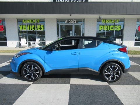 Blue Flame Toyota C-HR XLE.  Click to enlarge.