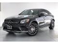 Front 3/4 View of 2019 Mercedes-Benz GLC AMG 43 4Matic Coupe #12