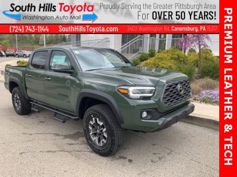 Army Green Toyota Tacoma TRD Off Road Double Cab 4x4.  Click to enlarge.