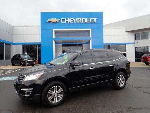 Mosaic Black Metallic Chevrolet Traverse LT AWD.  Click to enlarge.