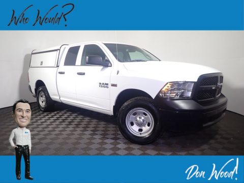 Bright White Ram 1500 Tradesman Quad Cab 4x4.  Click to enlarge.