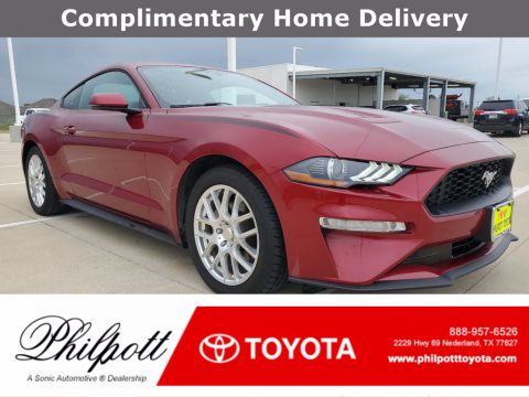 Ruby Red Ford Mustang EcoBoost Premium Fastback.  Click to enlarge.