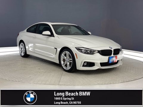 Alpine White BMW 4 Series 440i Coupe.  Click to enlarge.