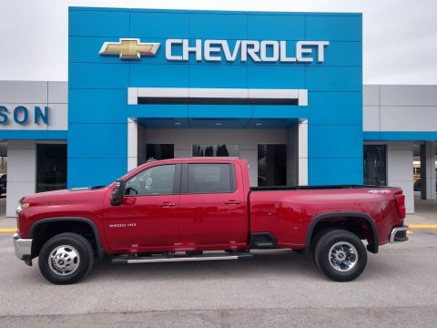 Cherry Red Tintcoat Chevrolet Silverado 3500HD LT Crew Cab 4x4.  Click to enlarge.