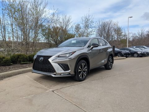 Atomic Silver Lexus NX 300 F Sport AWD.  Click to enlarge.