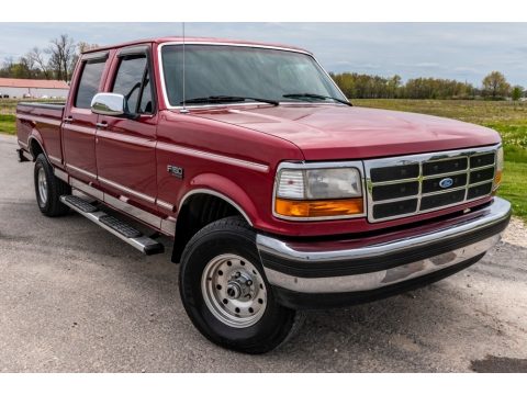 Electric Currant Red Pearl Ford F150 XLT Extended Cab 4x4.  Click to enlarge.