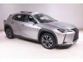 Front 3/4 View of 2019 Lexus UX 250h AWD #1