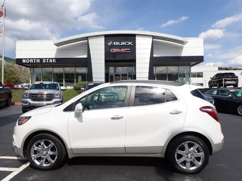 White Frost Tricoat Buick Encore Premium.  Click to enlarge.