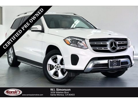 Polar White Mercedes-Benz GLS 450 4Matic.  Click to enlarge.