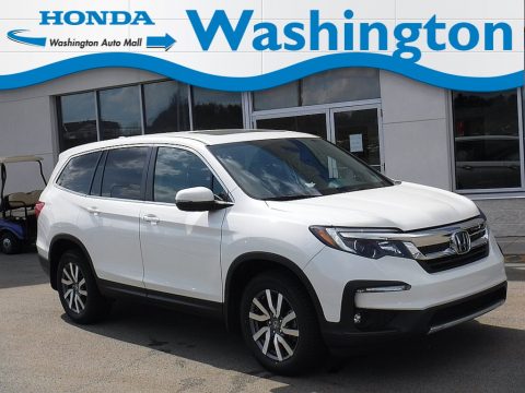 White Diamond Pearl Honda Pilot EX-L AWD. Click to enlarge. White Diamond Pearl Honda Pilot EX-L AWD. Click to enlarge.