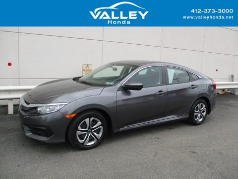 Modern Steel Metallic Honda Civic LX Sedan.  Click to enlarge. Modern Steel Metallic Honda Civic LX Sedan.  Click to enlarge.