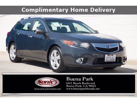 Graphite Luster Metallic Acura TSX Technology Sport Wagon.  Click to enlarge.