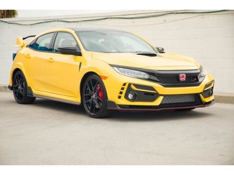 Limited Edition Phoenix Yellow Honda Civic Type R Limited Edition.  Click to enlarge.