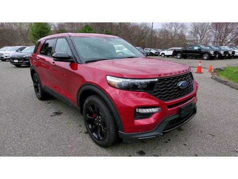 Rapid Red Metallic Ford Explorer ST 4WD.  Click to enlarge.