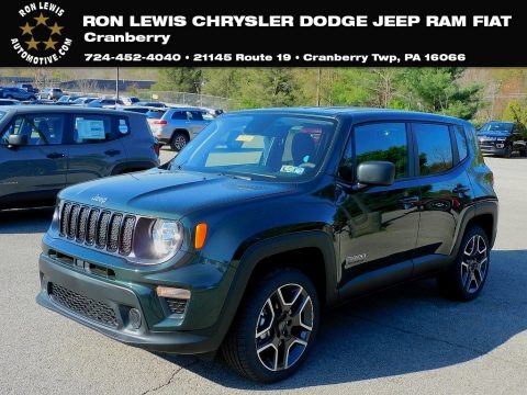 TechnoGreen Metallic Jeep Renegade Jeepster 4x4.  Click to enlarge.