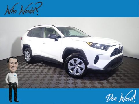 Super White Toyota RAV4 LE AWD. Click to enlarge. Super White Toyota RAV4 LE AWD. Click to enlarge.