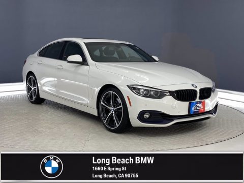 Alpine White BMW 4 Series 430i Gran Coupe.  Click to enlarge.