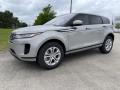 Front 3/4 View of 2021 Land Rover Range Rover Evoque S #1