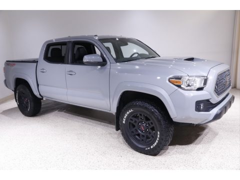 Cement Gray Toyota Tacoma TRD Off-Road Double Cab 4x4.  Click to enlarge.