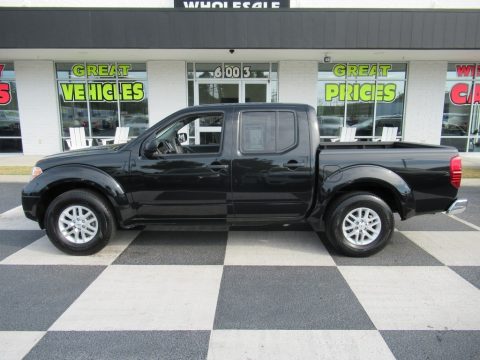 Midnight Black Nissan Frontier SV Crew Cab.  Click to enlarge.