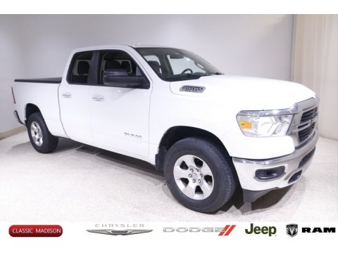 Bright White Ram 1500 Big Horn Quad Cab 4x4.  Click to enlarge.