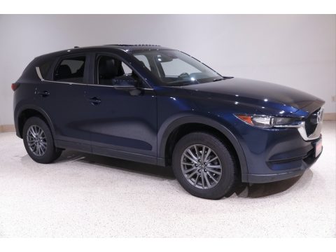Deep Crystal Blue Mica Mazda CX-5 Touring AWD.  Click to enlarge.