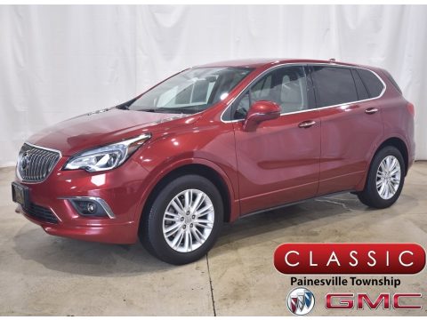 Chili Red Metallilc Buick Envision Preferred AWD.  Click to enlarge.