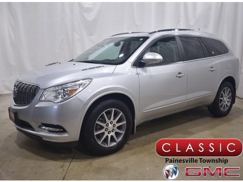 Quicksilver Metallic Buick Enclave Leather.  Click to enlarge.