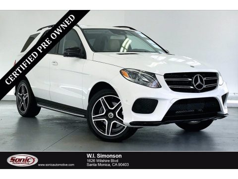 Polar White Mercedes-Benz GLE 350.  Click to enlarge.