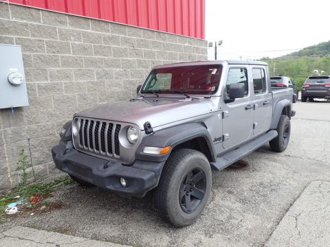 Billet Silver Metallic Jeep Gladiator Sport 4x4.  Click to enlarge.