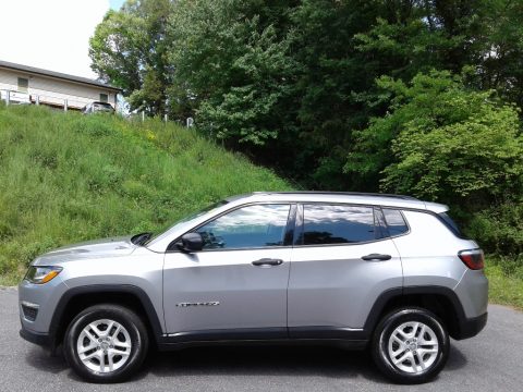 Billet Silver Metallic Jeep Compass Sport 4x4.  Click to enlarge.