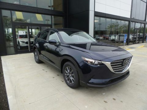 Deep Crystal Blue Mica Mazda CX-9 Sport AWD.  Click to enlarge.