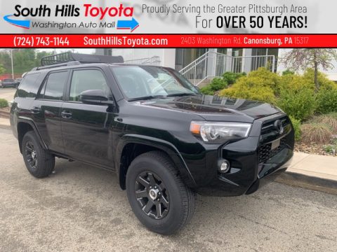 Midnight Black Metallic Toyota 4Runner Trail Special Edition 4x4.  Click to enlarge.