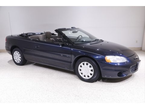 Deep Sapphire Blue Pearl Chrysler Sebring LX Convertible.  Click to enlarge.