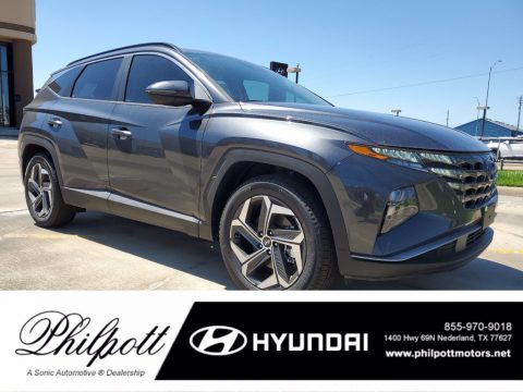 Portofino Gray Hyundai Tucson SEL.  Click to enlarge.