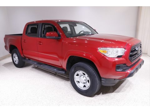 Barcelona Red Metallic Toyota Tacoma SR Double Cab 4x4.  Click to enlarge.