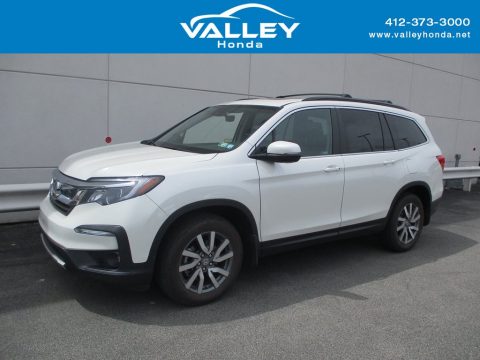 White Diamond Pearl Honda Pilot EX-L AWD. Click to enlarge. White Diamond Pearl Honda Pilot EX-L AWD. Click to enlarge.