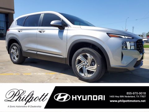 Shimmering Silver Hyundai Santa Fe SE. Click to enlarge. Shimmering Silver Hyundai Santa Fe SE. Click to enlarge.