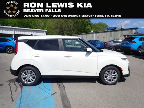 Clear White Kia Soul LX.  Click to enlarge.
