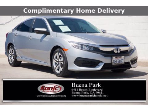 Lunar Silver Metallic Honda Civic LX Sedan.  Click to enlarge. Lunar Silver Metallic Honda Civic LX Sedan.  Click to enlarge.
