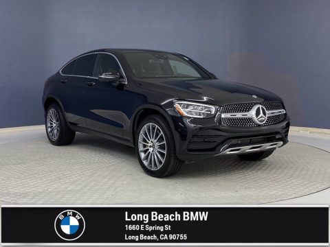 Black Mercedes-Benz GLC 300 4Matic Coupe.  Click to enlarge.