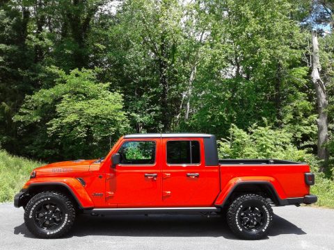 Firecracker Red Jeep Gladiator Willys 4x4.  Click to enlarge.