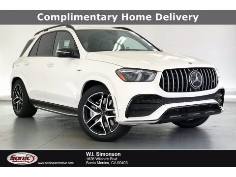 Polar White Mercedes-Benz GLE 53 AMG 4Matic.  Click to enlarge.