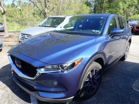 Eternal Blue Metallic Mazda CX-5 Touring AWD.  Click to enlarge.