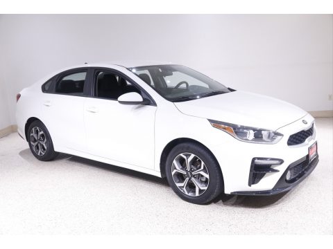 Clear White Kia Forte LXS.  Click to enlarge.