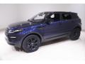Front 3/4 View of 2019 Land Rover Range Rover Evoque SE #3