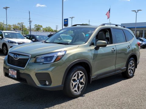 Jasper Green Metallic Subaru Forester 2.5i Premium.  Click to enlarge.