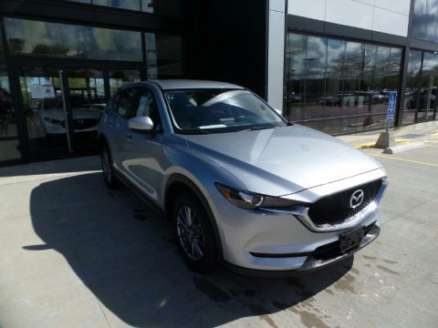 Sonic Silver Metallic Mazda CX-5 Sport AWD.  Click to enlarge.