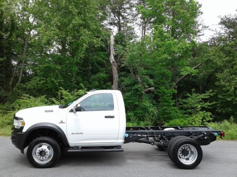 Bright White Ram 4500 Tradesman Regular Cab 4x4 Chassis.  Click to enlarge.