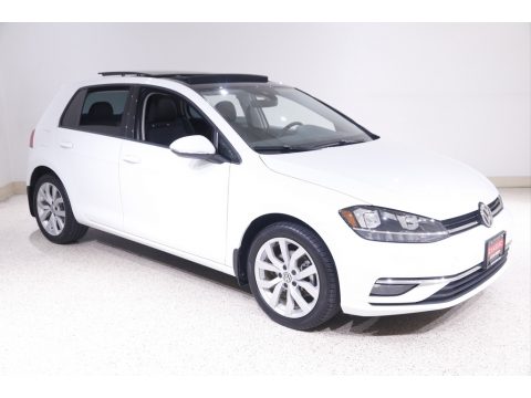 Pure White Volkswagen Golf SE.  Click to enlarge.